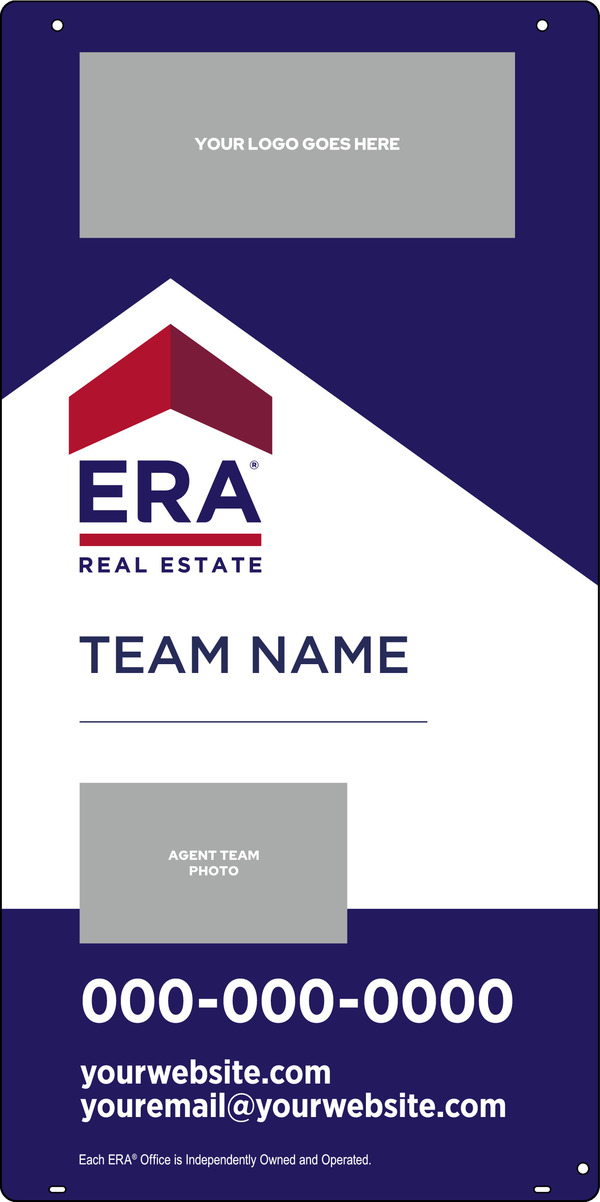 Team Logo - Photo Hanging Sign Panel, 36h x 18w, Steel